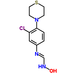 N'-[3-Chloro-4-(4-thiomorpholinyl)phenyl]-N-hydroxyimidoformamide结构式