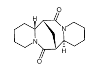 dodecahydro-7,14-methano-dipyrido[1,2-a',2'-e][1,5]diazocine-6,13-dione结构式