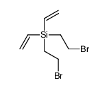 bis(2-bromoethyl)-bis(ethenyl)silane结构式