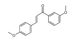 1-(3-methoxyphenyl)-3-(4-methoxyphenyl)prop-2-en-1-one结构式