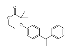 ethyl 2-methyl-2-[4-(1-phenylethenyl)phenoxy]propanoate结构式