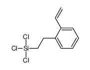 trichloro-[2-(2-ethenylphenyl)ethyl]silane Structure