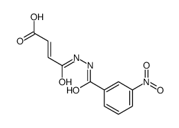 (E)-4-[2-(3-nitrobenzoyl)hydrazinyl]-4-oxobut-2-enoic acid结构式