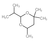 1,3-Dioxane,4,4,6-trimethyl-2-(1-methylethyl)-, cis- (9CI)结构式