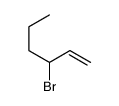 3-Bromo-1-hexene Structure