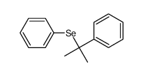 2-phenylpropan-2-ylselanylbenzene Structure
