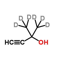 3-甲基丁炔醇-3-D6结构式