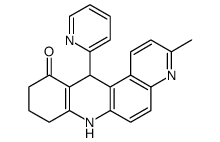 3-methyl-12-pyridin-2-yl-8,9,10,12-tetrahydro-7H-benzo[b][4,7]phenanthrolin-11-one Structure