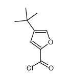 2-Furancarbonyl chloride, 4-(1,1-dimethylethyl)- (9CI) structure