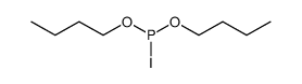 dibutyl phosphoriodidite Structure