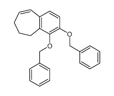 1,2-bis(phenylmethoxy)-8,9-dihydro-7H-benzo[7]annulene Structure