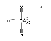 K[Fe(CN)(CO)4]结构式