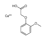 calcium (o-methoxyphenoxy)acetate Structure