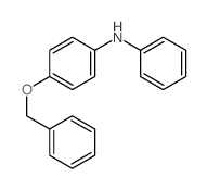 N-phenyl-4-phenylmethoxy-aniline结构式