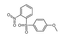 1-(4-methoxyphenyl)sulfonyl-2-nitrobenzene Structure