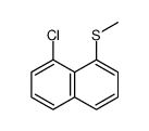 1-chloro-8-methylsulfanylnaphthalene结构式