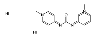 (3,4-bispyridinium-1,1-dimethyl)urea diiodide结构式