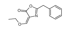 2-benzyl-4-(ethoxymethylidene)-1,3-oxazol-5-one Structure