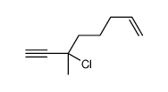 6-chloro-6-methyloct-1-en-7-yne Structure