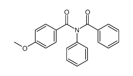 N-benzoyl-4-methoxy-N-phenylbenzamide Structure