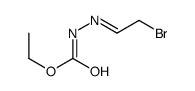 ethyl 2-(2-bromoethylidene)-1-hydrazinecarboxylate结构式