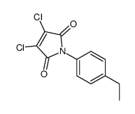 3,4-dichloro-1-(4-ethylphenyl)pyrrole-2,5-dione结构式