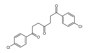 1,7-bis(4-chlorophenyl)heptane-1,4,7-trione Structure