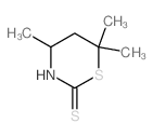 2H-1,3-Thiazine-2-thione,tetrahydro-4,6,6-trimethyl- Structure