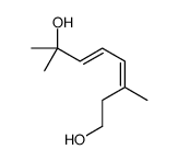 3,7-dimethylocta-3,5-diene-1,7-diol结构式