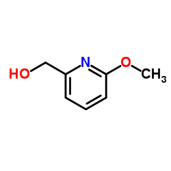 6-甲氧基-2-吡啶甲醇结构式
