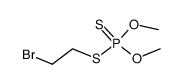 S-(2-bromoethyl)O,O-dimethyl phosphorodithioate结构式