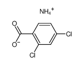ammonium 2,4-dichlorobenzoate Structure