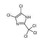 4,5-dichloro-2-(trichloromethyl)-1H-imidazole结构式