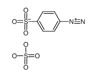 hydrogen sulfate,4-sulfobenzenediazonium Structure