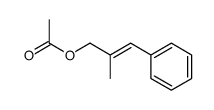 (E)-3-phenyl-2-methyl-2-propen-1-ol-acetate Structure