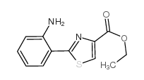 2-(2-氨基苯基)-噻唑-4-羧酸乙酯结构式