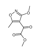 (3-methoxy-5-methyl-isoxazol-4-yl)-oxo-acetic acid methyl ester Structure