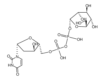 Uridine diphosphate 2-deoxyglucose Structure