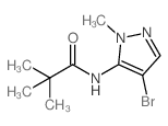N-(4-Bromo-1-methyl-1H-pyrazol-5-yl)pivalamide Structure