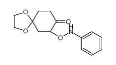 (7R)-7-anilinooxy-1,4-dioxaspiro[4.5]decan-8-one Structure