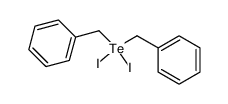 dibenzyltellurium diiodide Structure