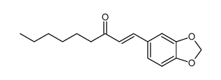 1t()-benzo[1,3]dioxol-5-yl-non-1-en-3-one结构式