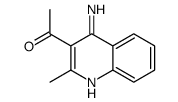 1-(4-氨基-2-甲基喹啉-3-基)乙酮结构式