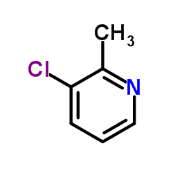 3-氯-2-甲基吡啶结构式