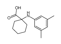1-(3,5-DIMETHYLPHENYLAMINO)CYCLOHEXANECARBOXYLICACID structure