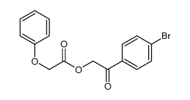 [2-(4-bromophenyl)-2-oxoethyl] 2-phenoxyacetate Structure