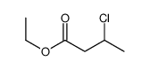 Ethyl-3-chloro-n-butanoate Structure