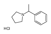 1-(alpha-Methylbenzyl)pyrrolidine hydrochloride结构式