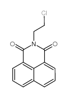 N-(2-氯乙基)-1,8-萘二甲酰亚胺结构式