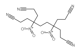 Decanedinitrile,4,7-bis(2-cyanoethyl)-4,7-dinitro- Structure